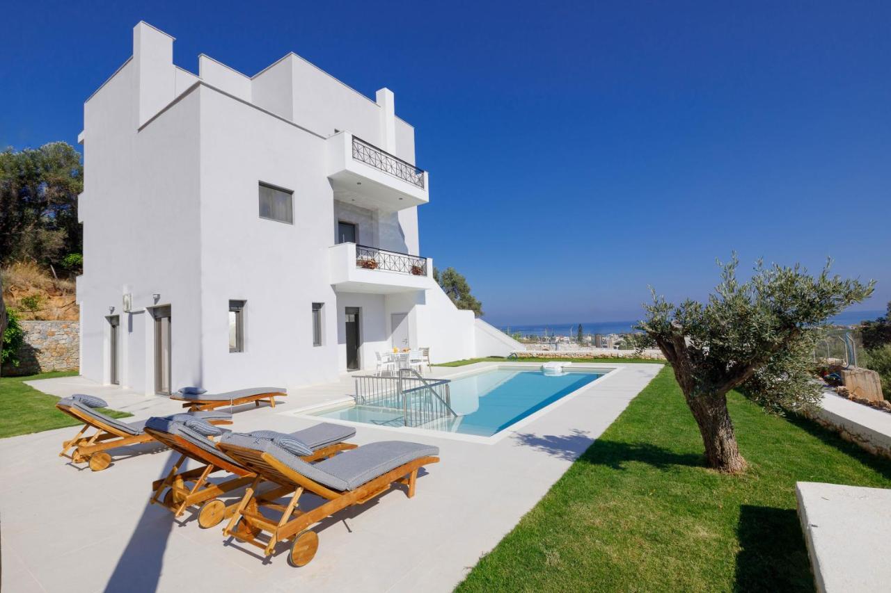 Apartment Tilio - New Apartment With Private Pool 1400M From The Beach Rethymno  Ngoại thất bức ảnh
