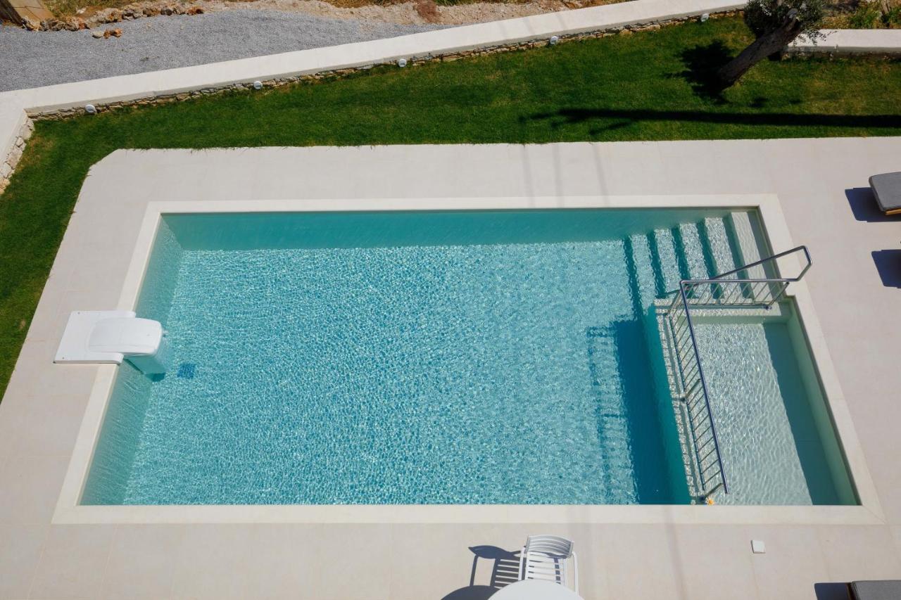 Apartment Tilio - New Apartment With Private Pool 1400M From The Beach Rethymno  Ngoại thất bức ảnh