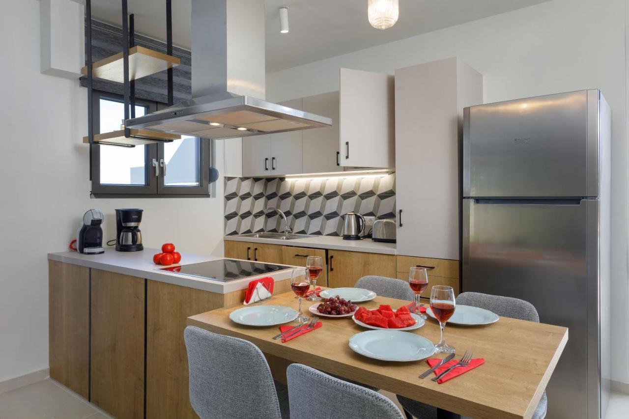 Apartment Tilio - New Apartment With Private Pool 1400M From The Beach Rethymno  Ngoại thất bức ảnh